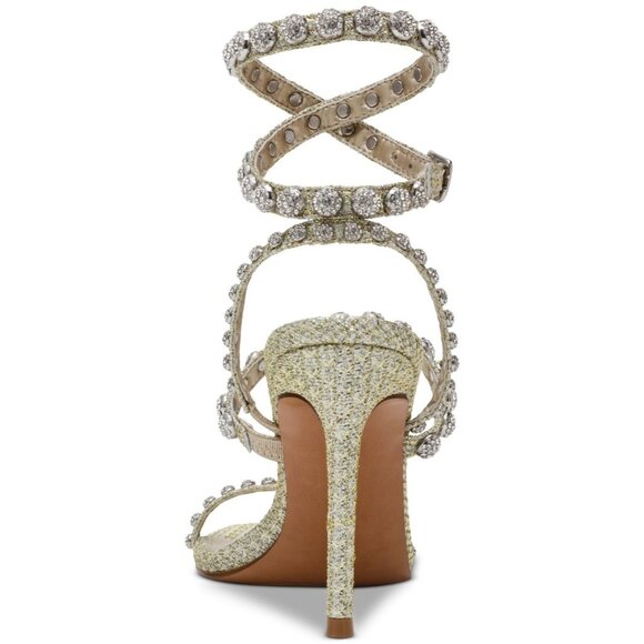 Steve Madden Women's Teena Embellished High-Heel Dress Sandals - Picture 3 of 4